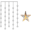 Ljusgardin Star Curtain | varmvit | 0.9m x 1.2m | 30 lampor
